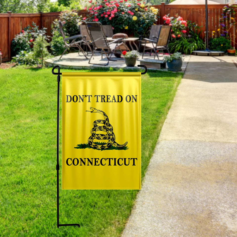 Don't Tread On Connecticut Yard Flag- Limited Edition Garden Flag